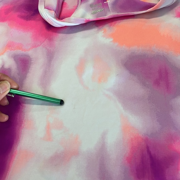 Avia Racerback Sport Dress Tie Dye Size Large 10-12 - Picture 8 of 9